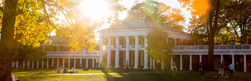 Pavilion V on the UVA Lawn