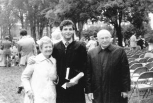 Glenn Kirwin at his UVA graduation