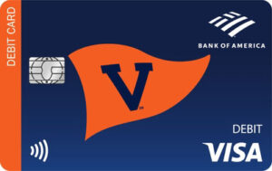 Bank of America UVA debit card