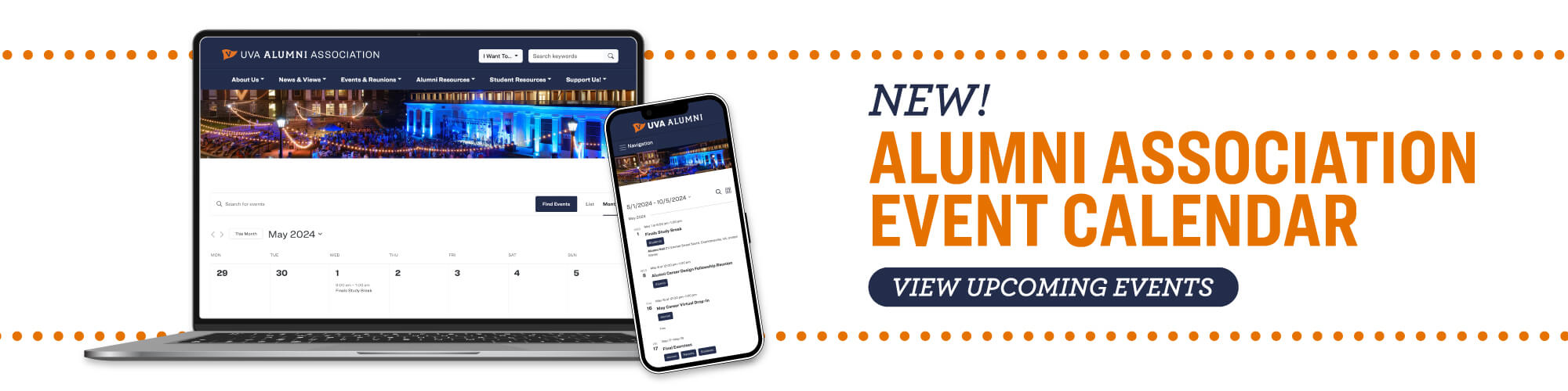 NEW – Alumni Association Event Calendar