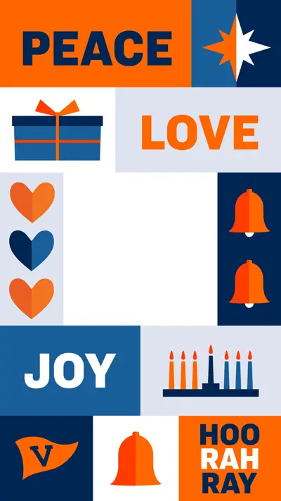 Instagram story template: Peace, Love, Joy