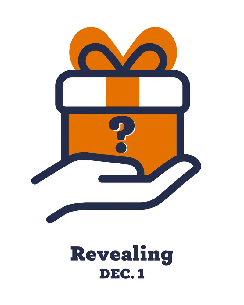 Come back on December 1 to see what the gift is!